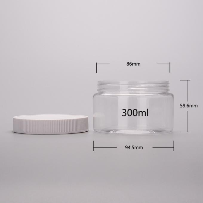 250ML 85mm Round Plastic Containers With Screw On Lids